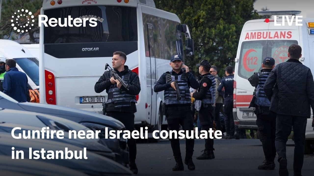 LIVE: Aftermath of gunfight outside Israeli consulate in Istanbul