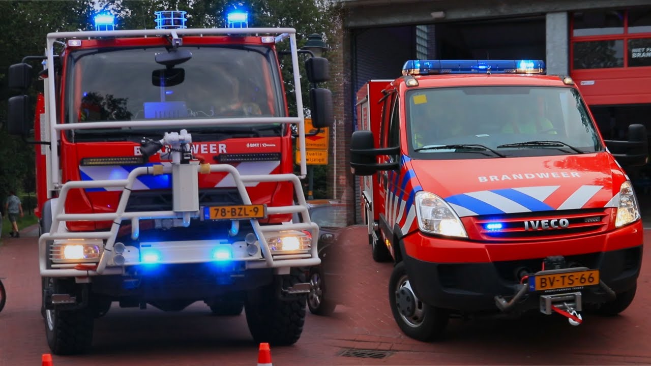 [PRIMEUR!] P1 Brandweer Beetsterzwaag en Ureterp met spoed naar een mogelijke natuurbrand!