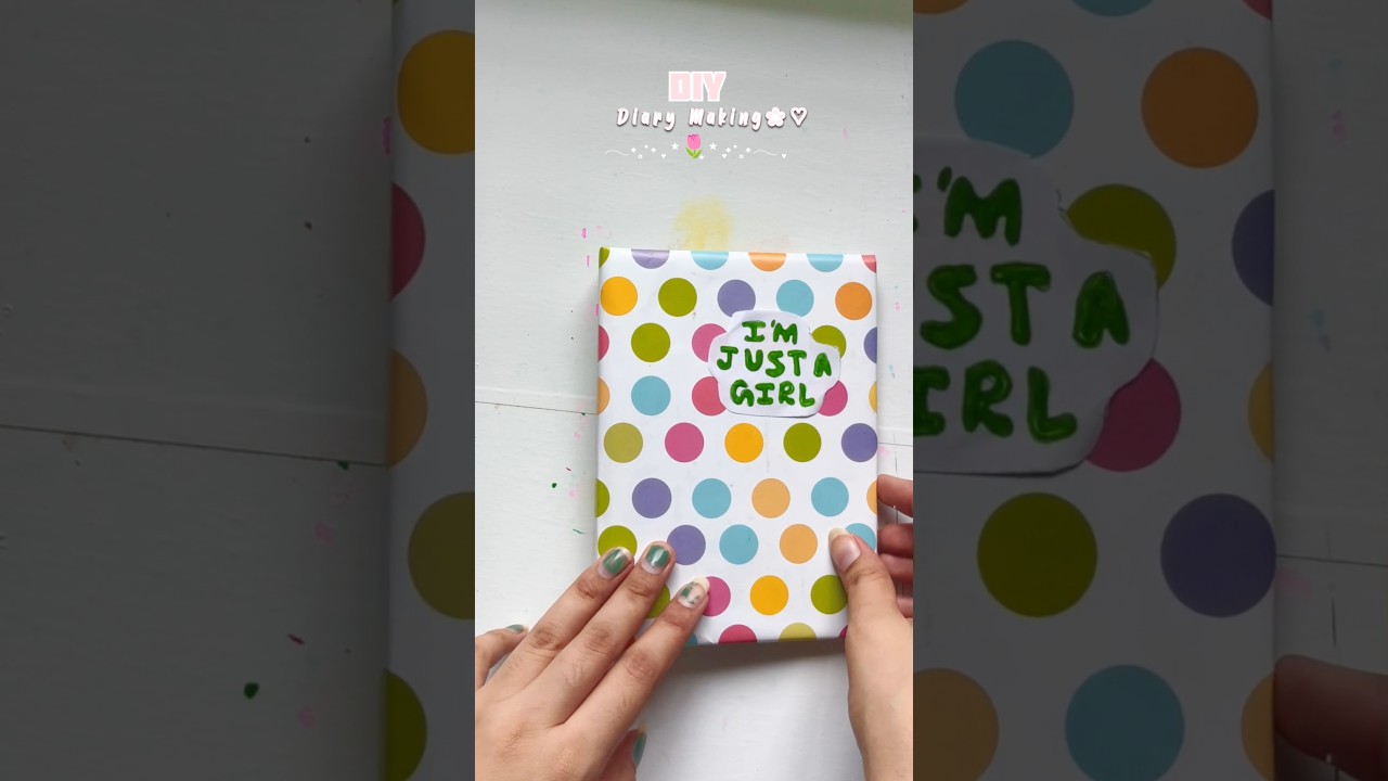 DIY Diary Making At Home😱😍 #youtubeshorts #painting #diary #drawing #arte #craft #youtube #art