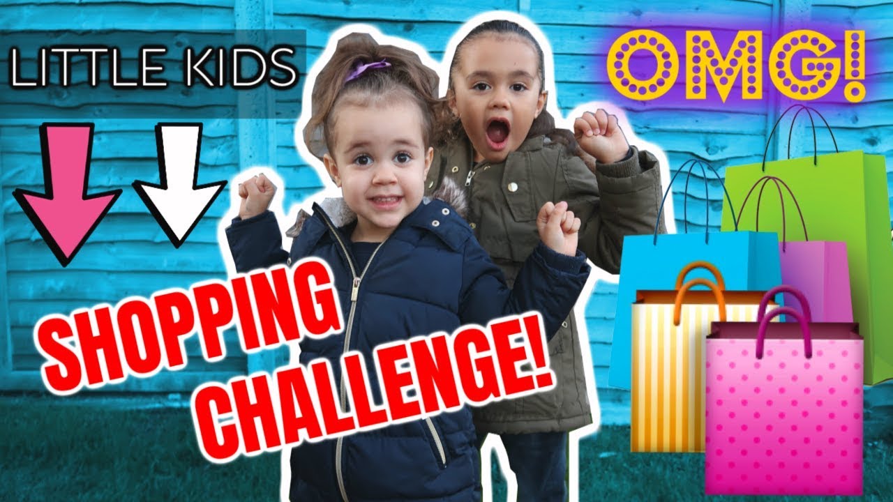 LITTLE KIDS CLOTHING SHOPPING CHALLENGE!!!👭