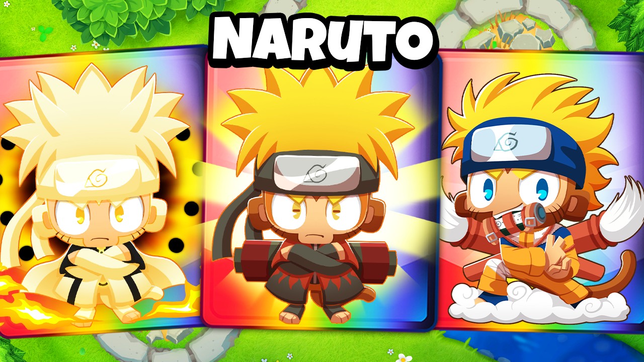 Dodałem NARUTO do Bloons TD 6!