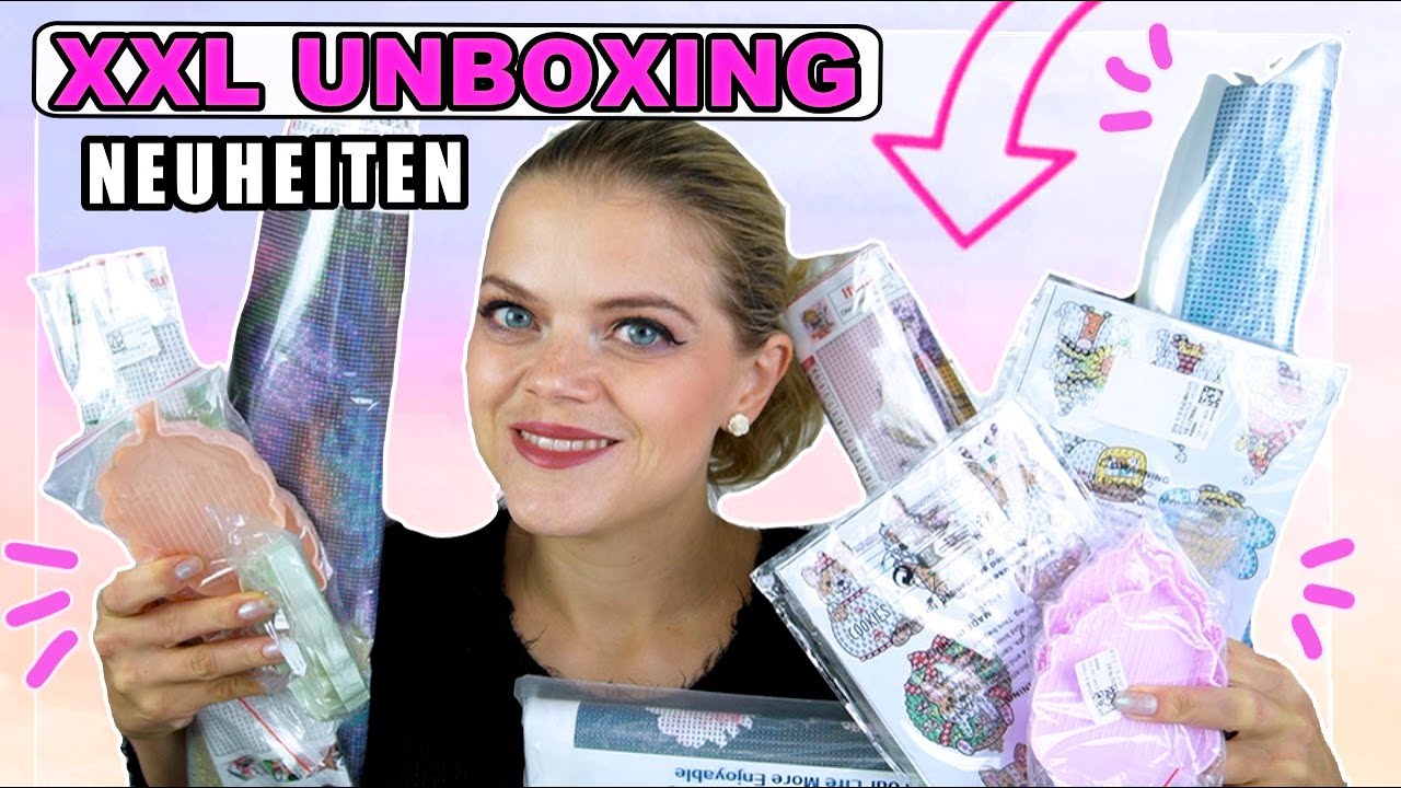 XXL DIAMOND PAINTING UNBOXING | GBFKE 😍