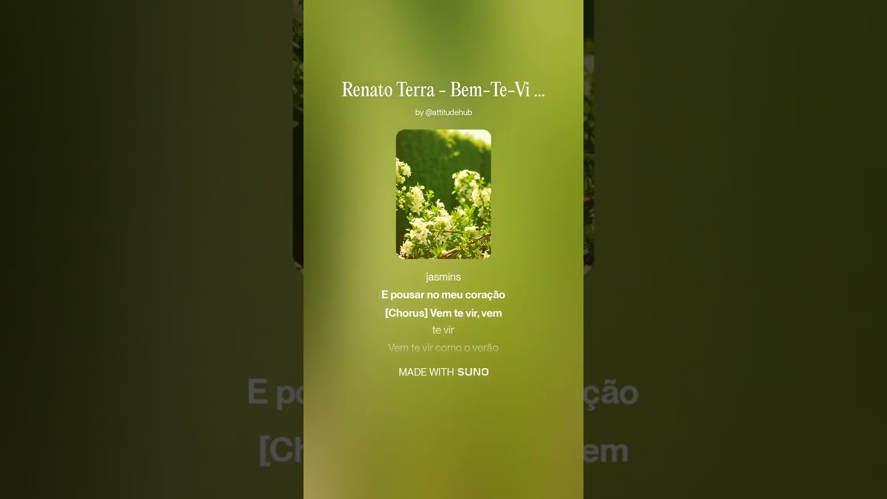 Renato Terra - Bem Te Vi | Versão exclusiva do canal Memória do Som