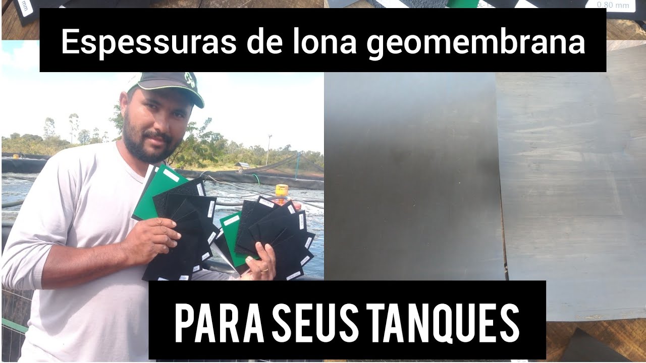 #entenda como que é a lona geomembrana que você compra para sua #psicultura