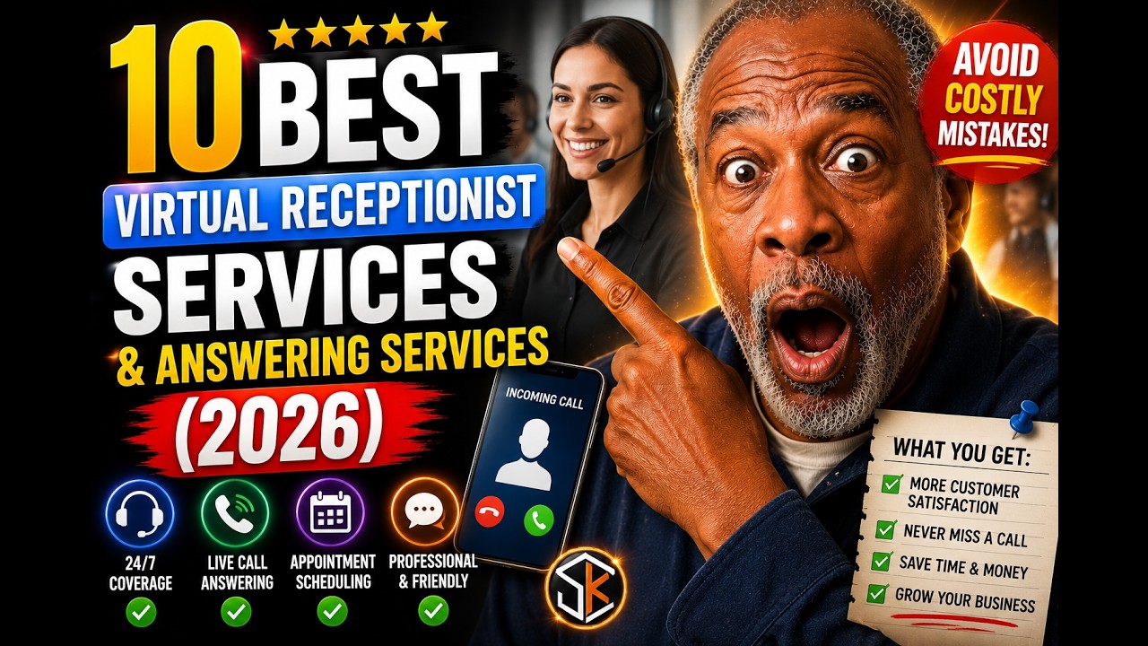 10 Best Virtual Receptionist Services & Answering Services (2024) | Avoid Mistakes 💰 CREDIT S4•E795