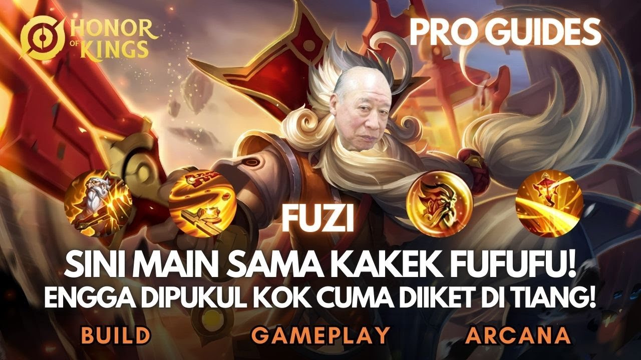 KAKEK FUZI! SINI MAIN SAMA KAKEK JANGAN TAKUT! PALING DIIKET DOANG KOK! | Honor of Kings Indonesia