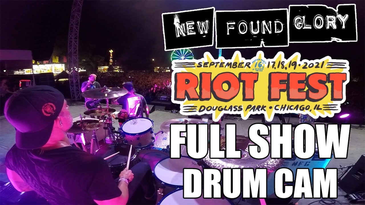 New Found Glory - Riot Fest 2021 FULL SHOW (Drum Cam) - Chicago, IL - 9-19-2021
