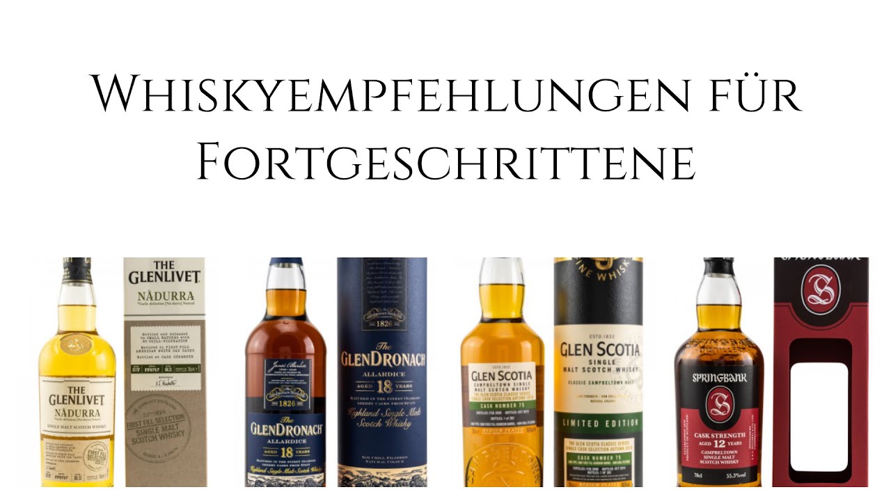 Maltes Whiskyempfehlungen 2: Fortgeschrittene
