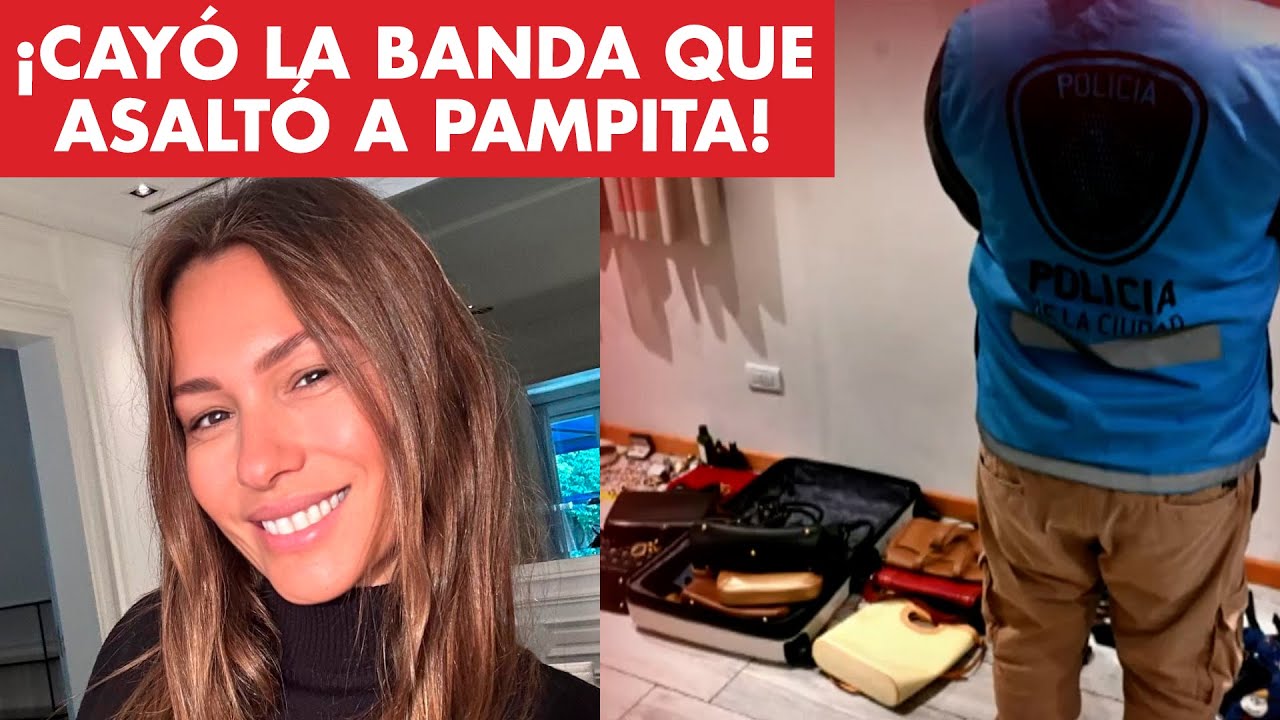 CAYÓ LA BANDA QUE ASALTÓ A PAMPITA: 8 detenidos