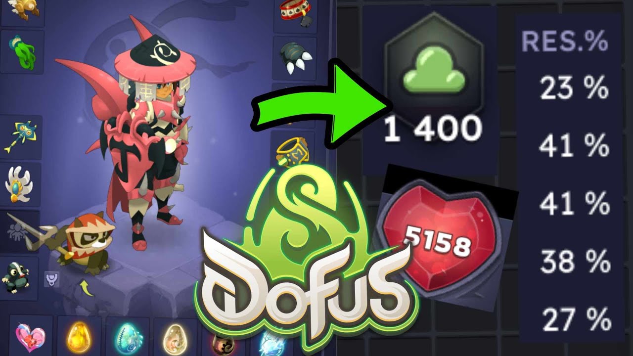 SOLIDE, roublard 1400 AGI ET TANK sur DOFUS 3