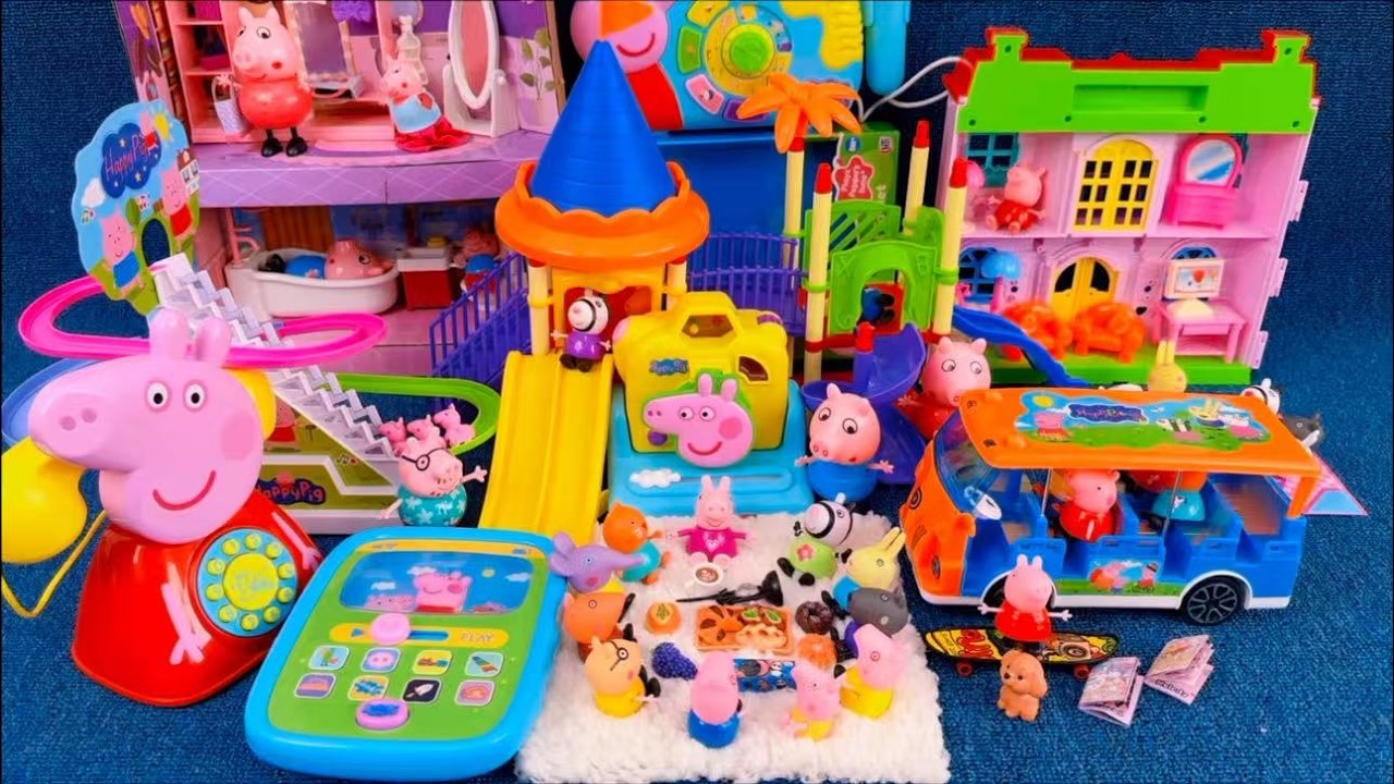 13 minutes Satisfying With Unboxing Peppa Pig Family Playset & Review Peppa Pig Toy Collection