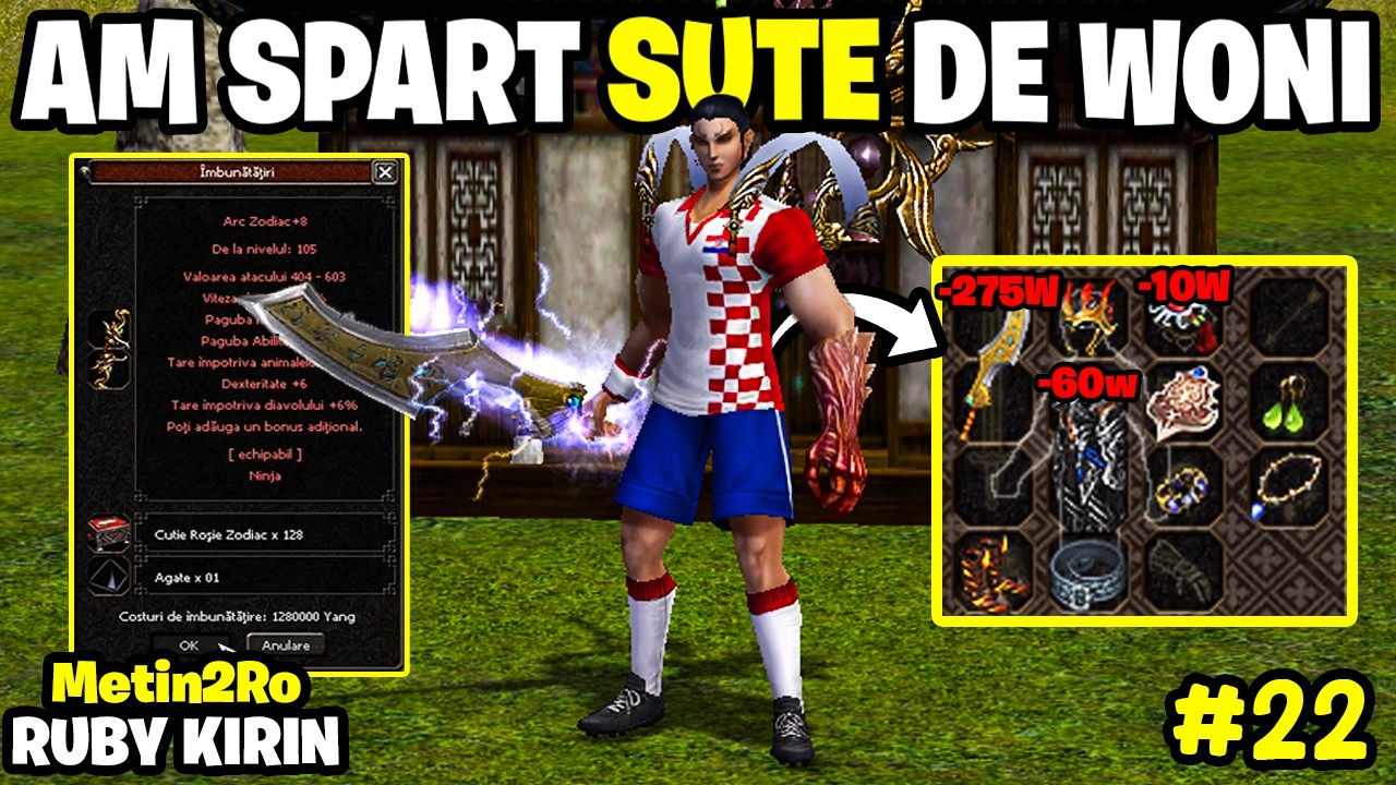 ARMURA +12, TALISMAN, ORISOANE SI PLUSURI !! ✅RUBY KIRIN ✅ Metin2 RO #21
