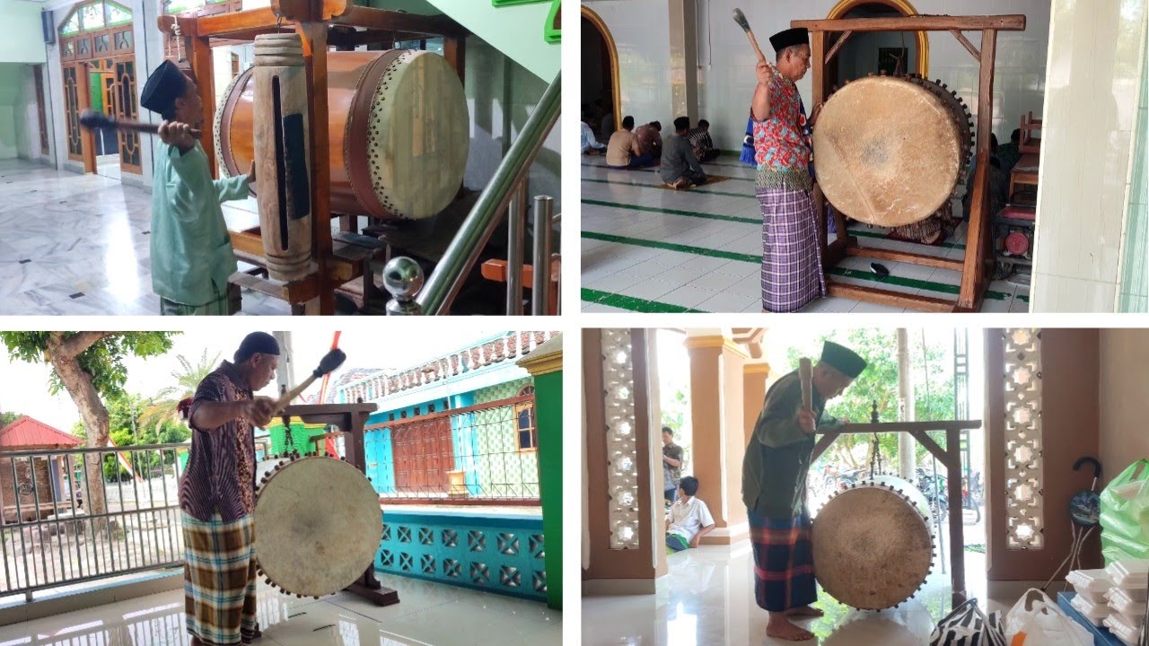 Begini 4 Variasi Cara Pukul Bedug Menjelang adzan Sholat