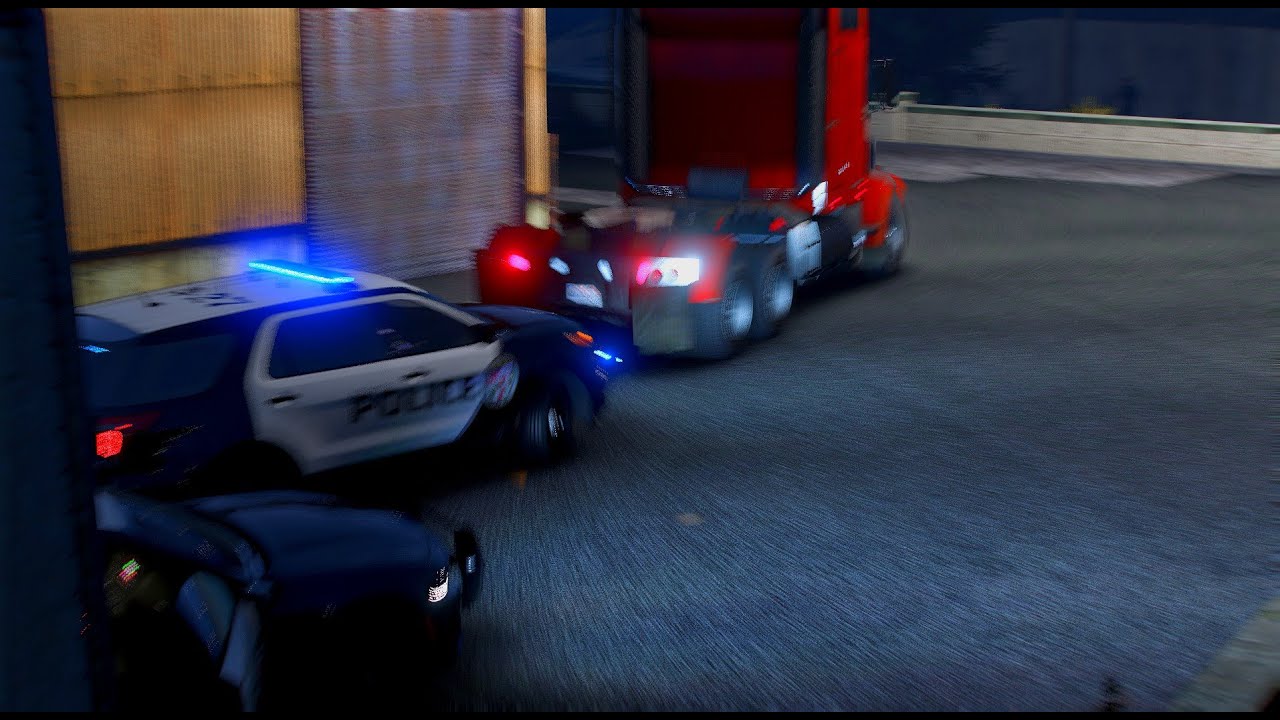 GTA 5 LSPDFR : BACK ON PATROL | NIGHT PATROL | STOLEN SEMI TRUCK | GTA 6 GRAPHICS