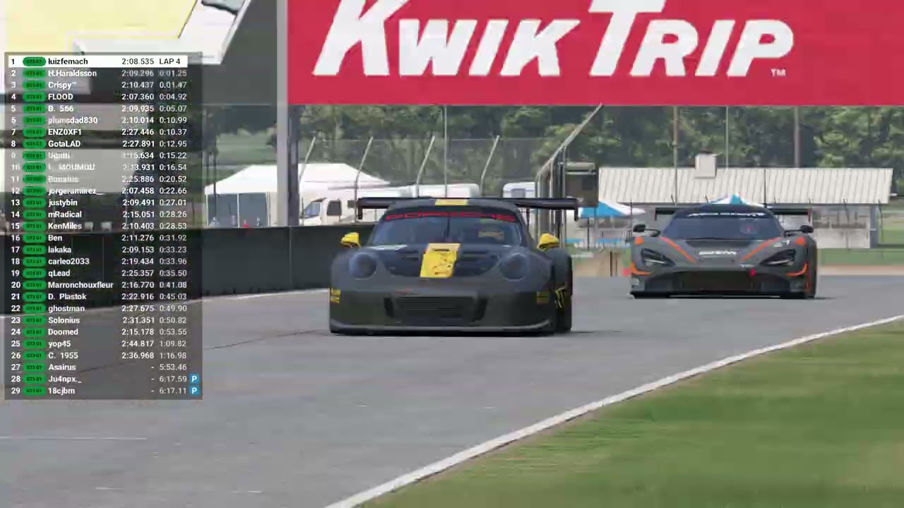 AMS 2 - Benlow - Road America - GT3 Gen1 - Last to Podium