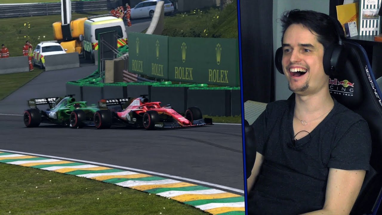 Mensen rijden als complete idioten in F1 2019 Online Multiplayer..