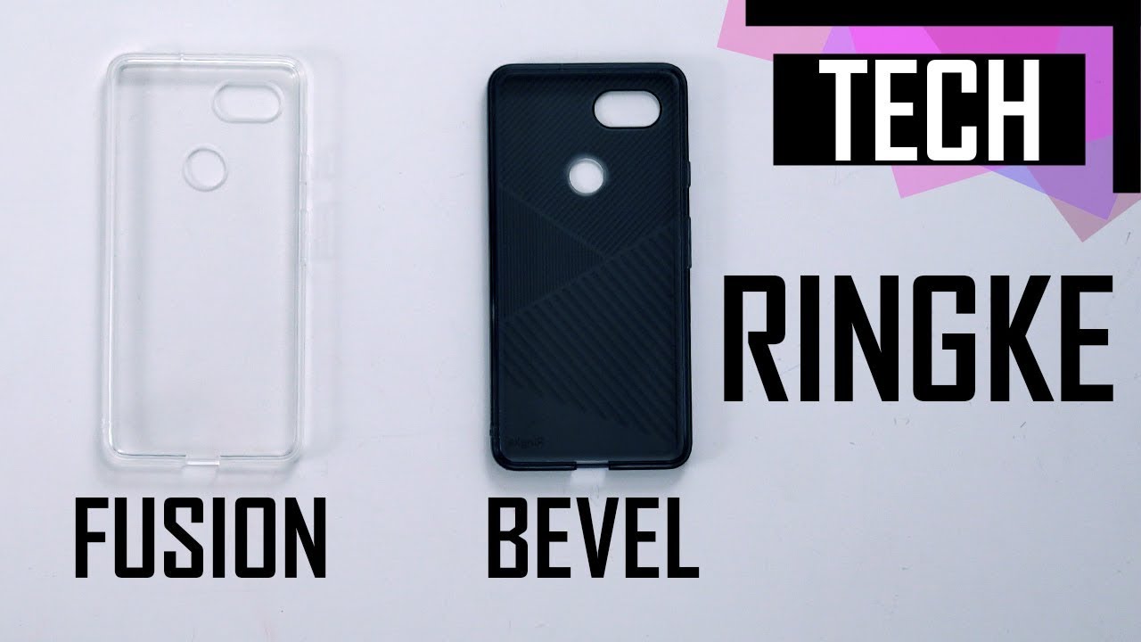 Ringke Fusion (Clear) & Bevel (Smoke Black) for Pixel 2 XL