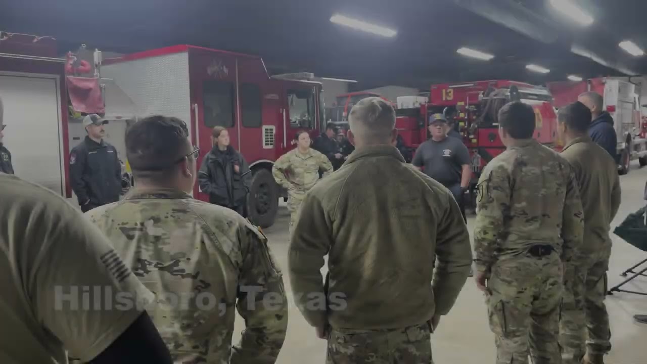 Texas Guard Winter Storm Response 24 JAN 2026