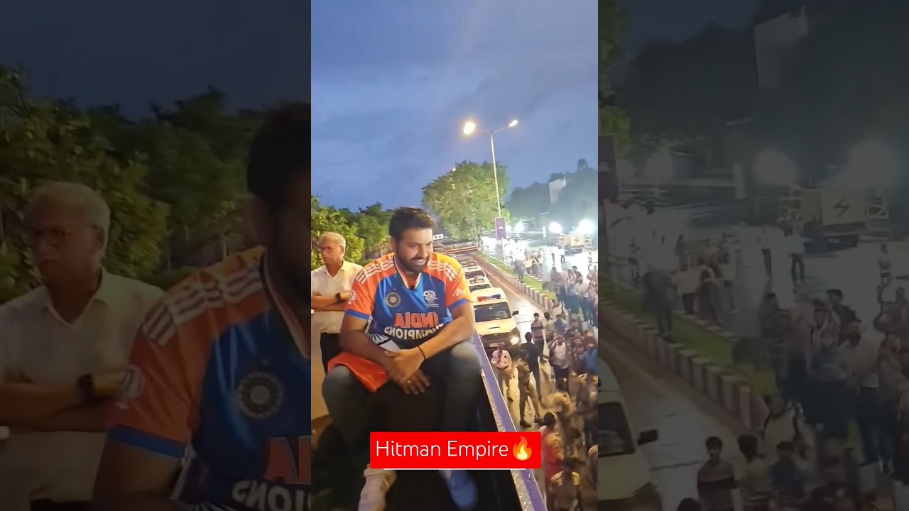 indian team parade in mumbai after winning world cup😱🥶ind vs sa t20 world cup highlights 2024#shorts