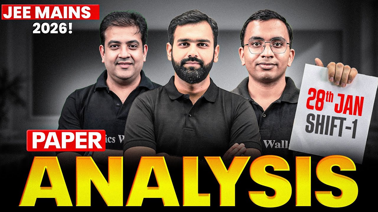 JEE Main 2026 LIVE Paper Discussion | 28th Jan, Shift- 1 Analysis | Rank Booster