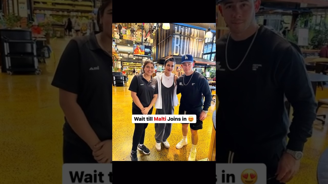 Malti Marie lunchin' with mom-dad & nani | Priyanka Chopra, Nick Jonas | #shorts #family