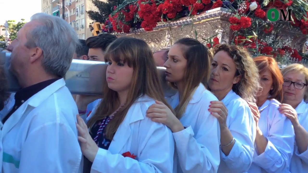 Jesús Cautivo y la Virgen de la Trinidad llegan al Hospital Civil