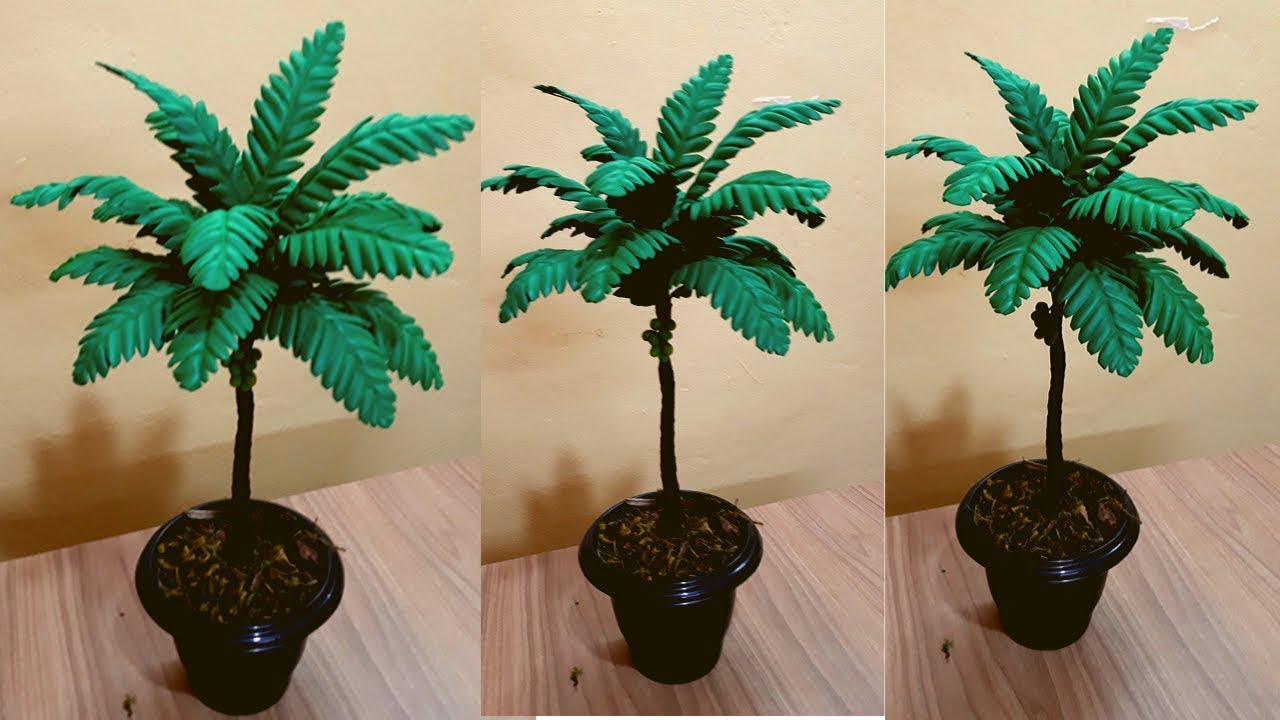 COQUEIRO COM COCO  EM EVA FRISADOR CARNÍVORA.