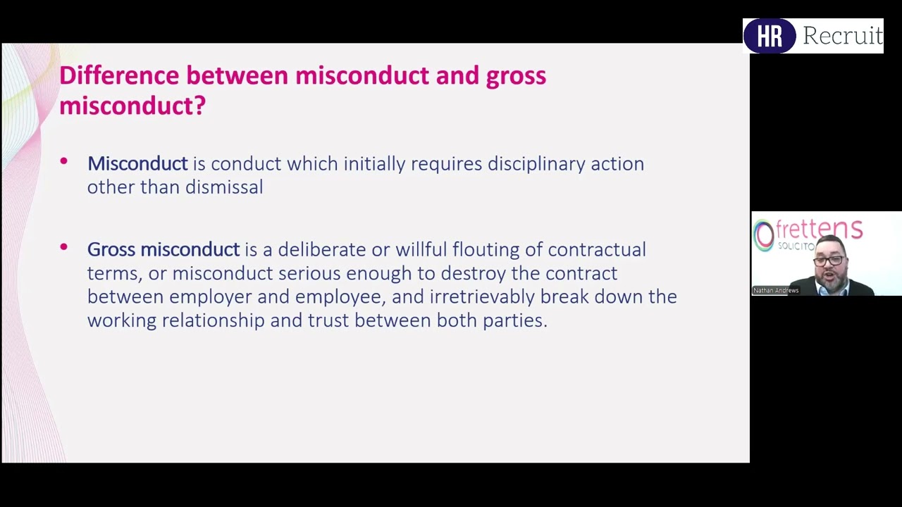 Handling the Disciplinary Process (Webinar) - HR Recruit