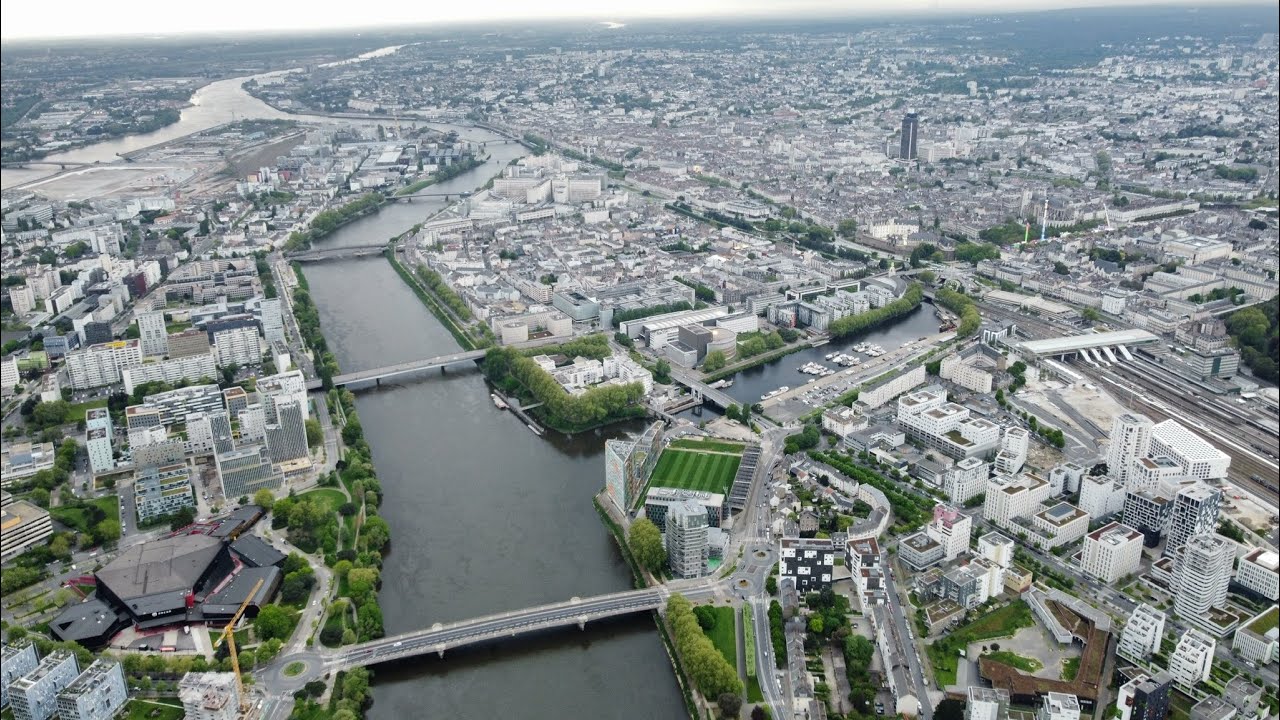 Dron with Nantes  France 🌌