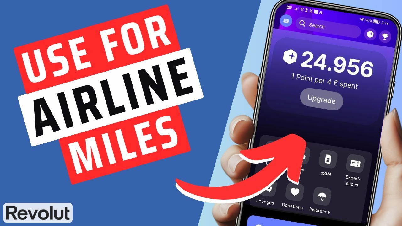 How To Use Rev Points For Airline Miles- Convert RevPoints To Airline Miles