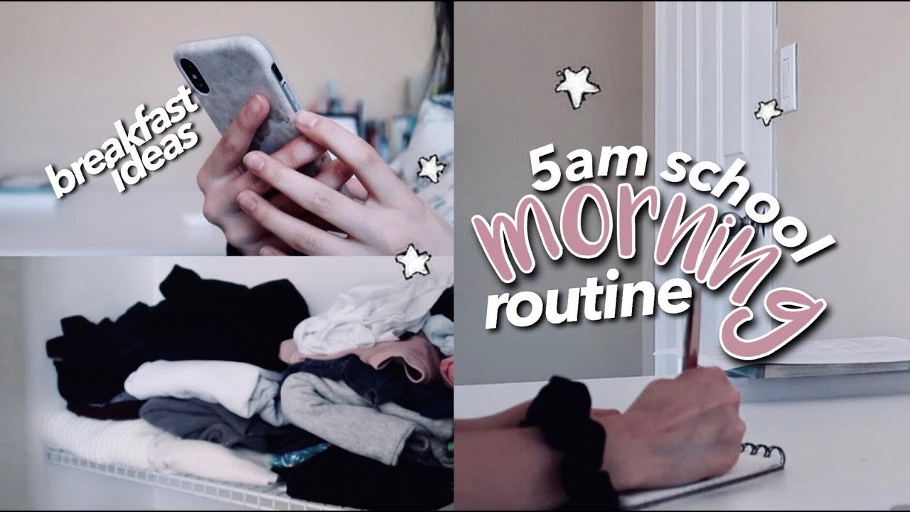 5AM SCHOOL MORNING ROUTINE ☆ Back To School 2019