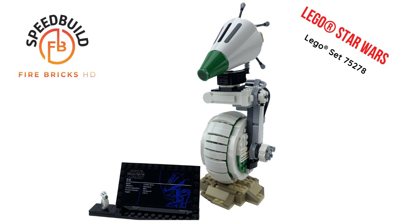 LEGO&reg; Star Wars 75278 D-O Druide Lego Speed Build Review