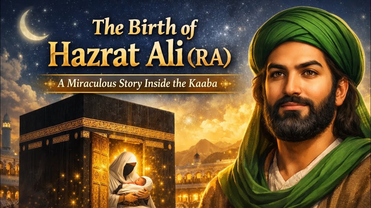 Hazrat Ali (RA) Birth Story | The Only Man Born Inside the Holy Kaaba | Amazing Islamic Story