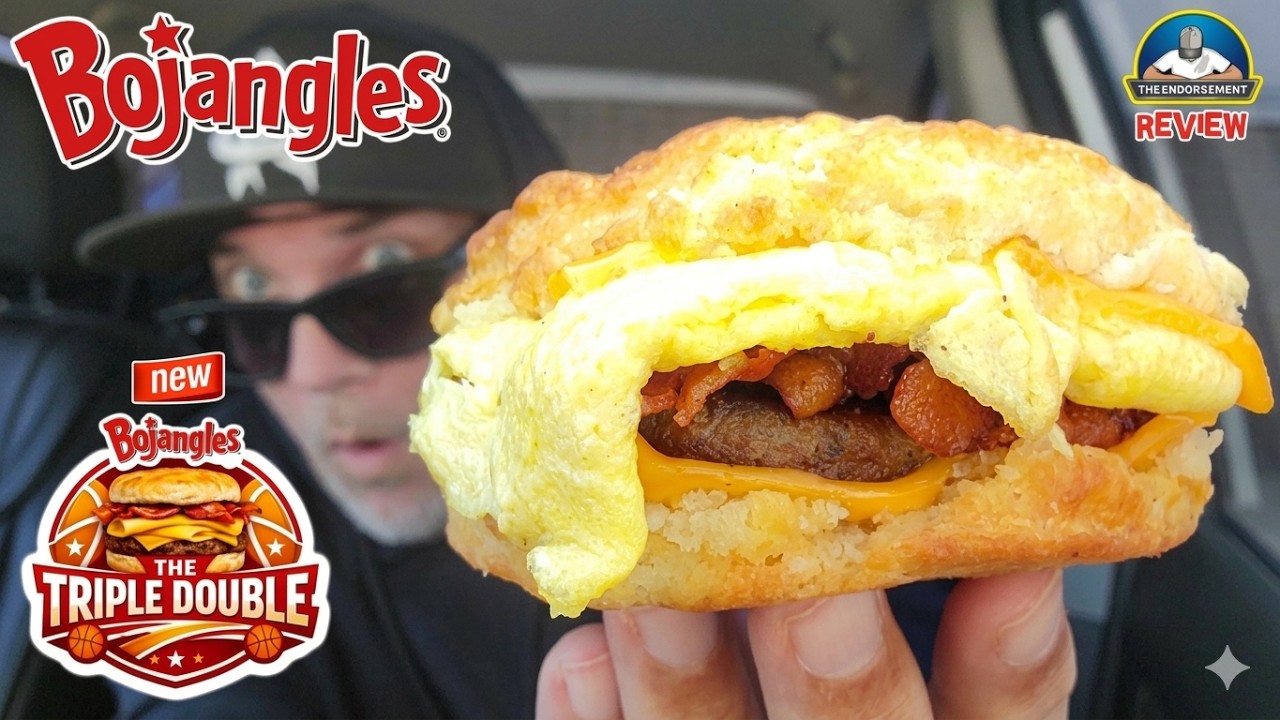 Обзор сэндвича «Тройной двойной бисквит» от Bojangles®! | Как раз к мартовскому безумию | theendo...