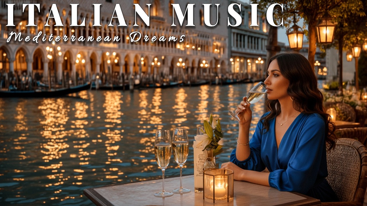 🎶 Italian Vibes & Mediterranean Music 🎶 2+ Hours Scenic Amalfi Coast & Lake Como Relaxation 4K