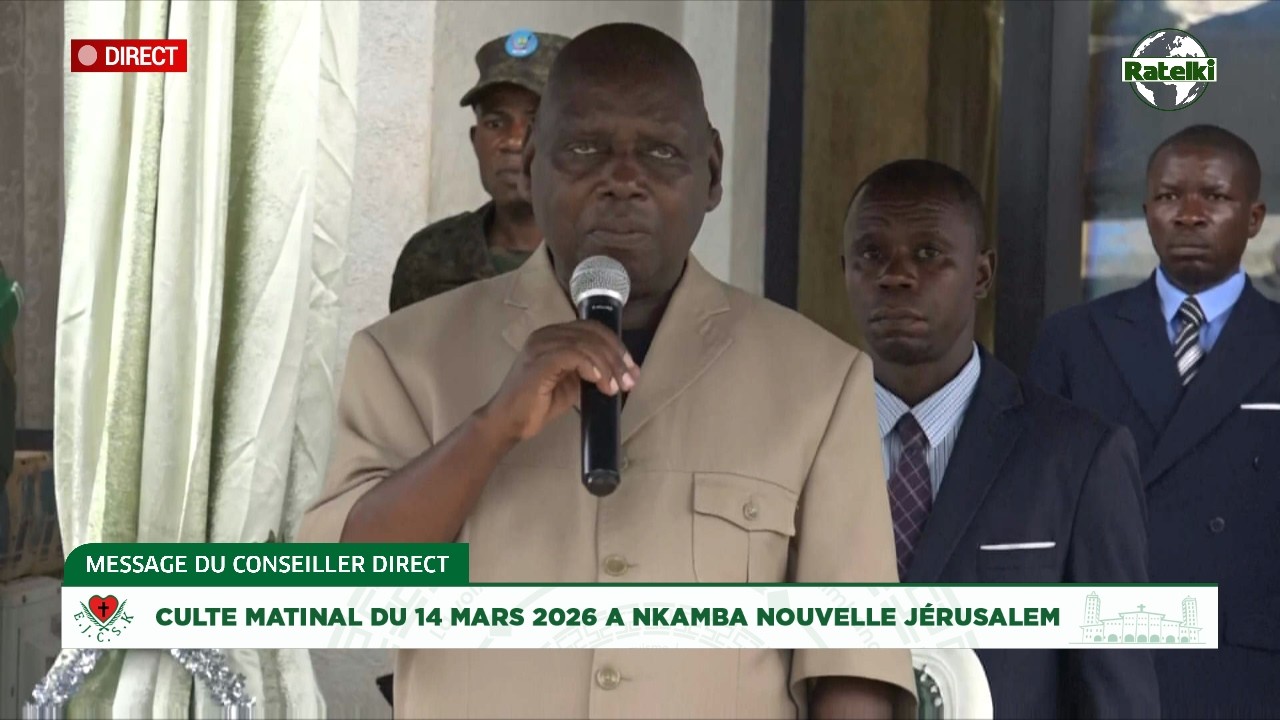 MESSAGE MATINAL DU CONSEILLER DIRECT PAPA ANDRE MBENZA KIANGANI, 14 MARS 2026 A NKAMBA