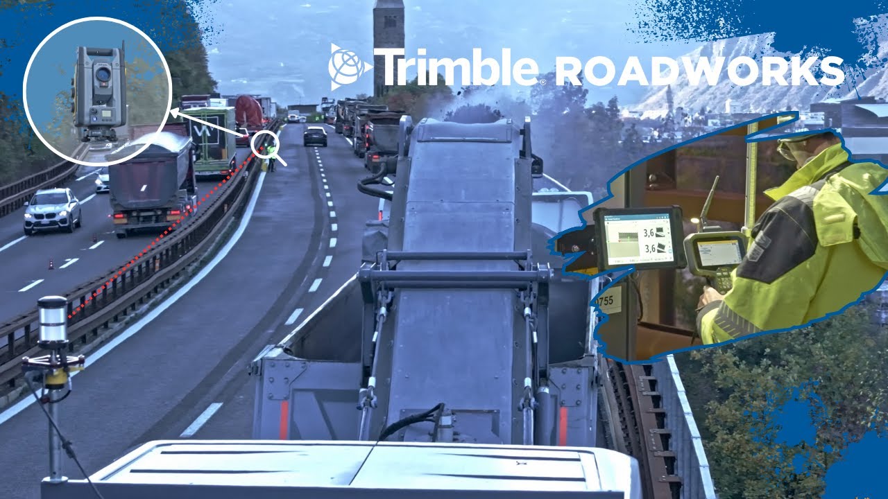 Fresatura sull'autostrada A22 con Trimble Roadworks