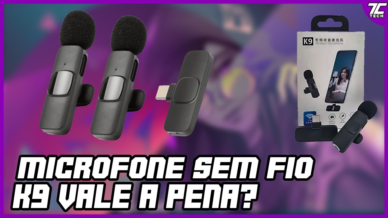 REVIEW MICROFONE SEM FIO K9 - VALE A PENA?