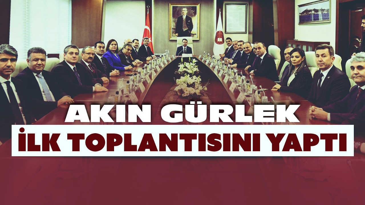 Adalet Bakanı Akın Gürlek, HSK'da ilk toplantısını yaptı
