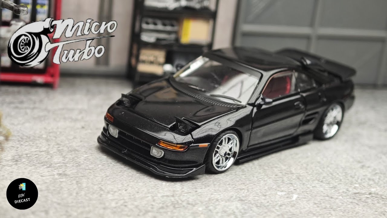 Toyota MR2 SW20 Black Hong Kong Limited Edition by Micro Turbo 1/64 | UNBOXING and REVIEW
