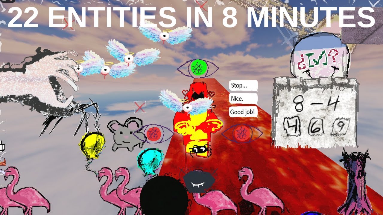Roblox CRASHOUT - 22 ENTITIES IN 8 MINUTES (MOST CHAOS GAME EVER)