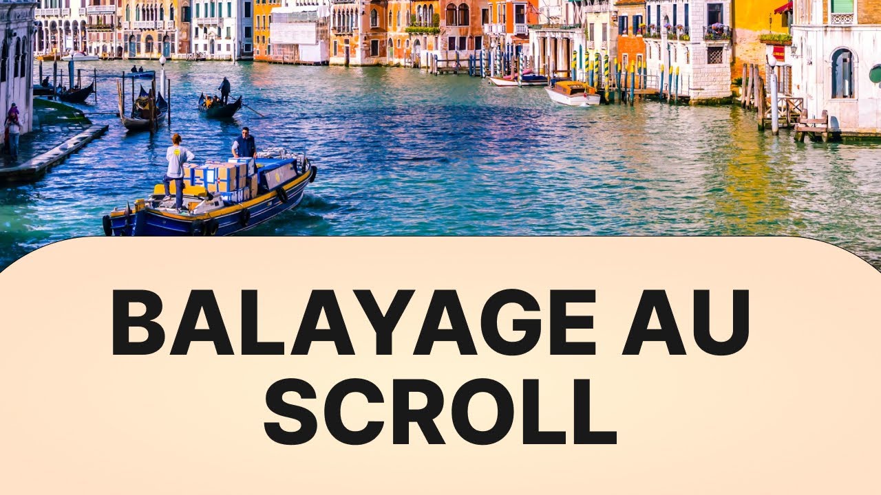 Coder un effet balayage au scroll très facilement.