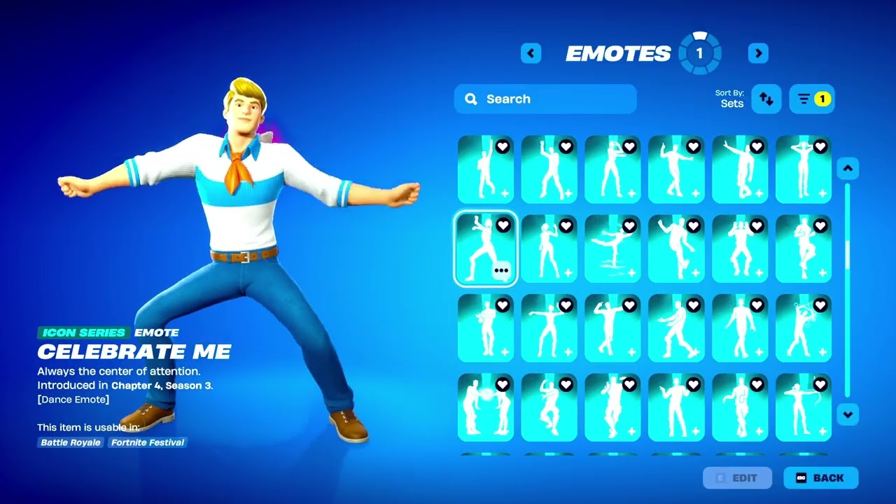 Fortnite Icon Series Emotes & Dances (All Chapters)