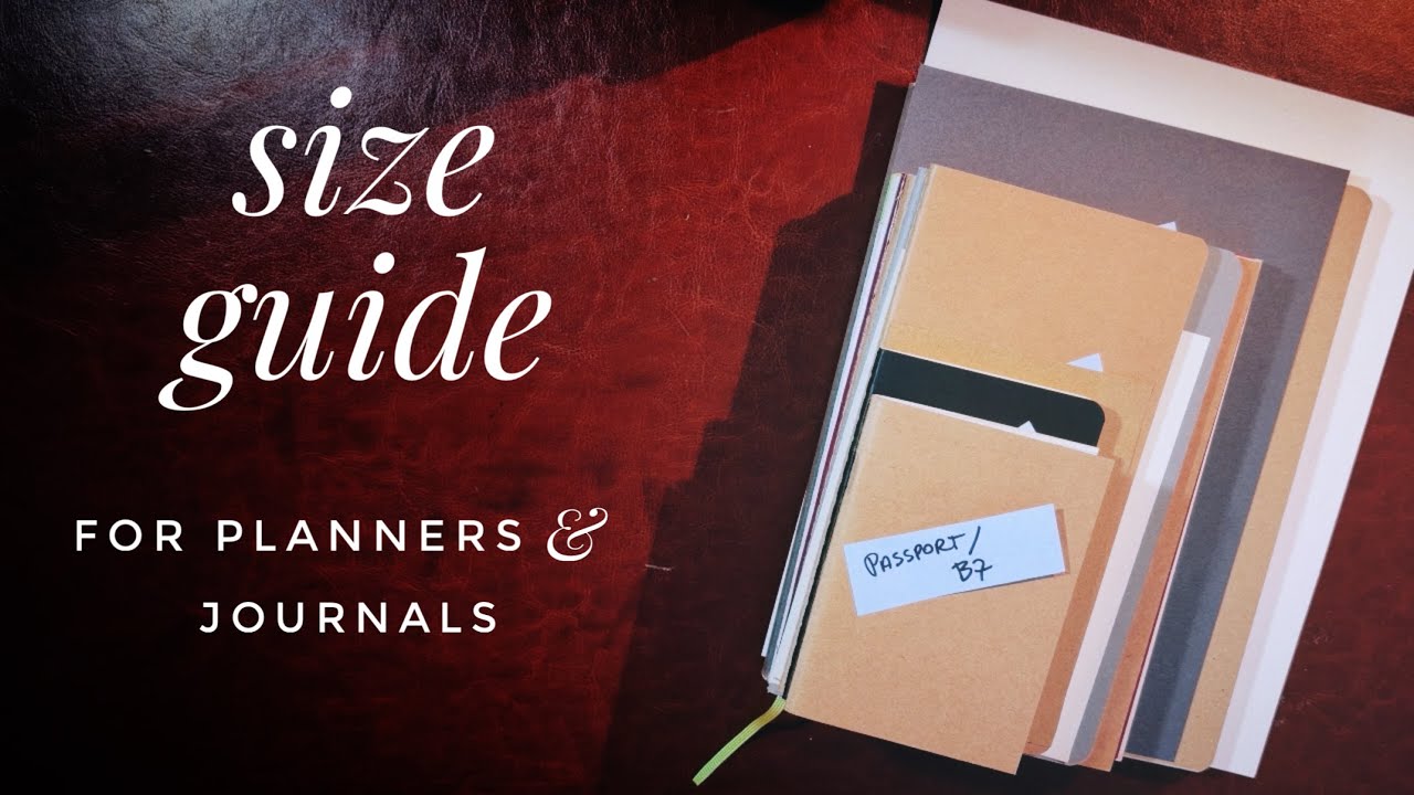 Paper Size Guide! Comparing Planners, Bullet Journals, and Traveler&rsquo;s Notebook Inserts