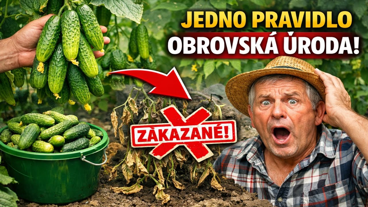 Len JEDNO PRAVIDLO a uhorky sa vám odvďačia OBROVSKOU úrodou! Deväťdesiatdeväť percent záhradkárov