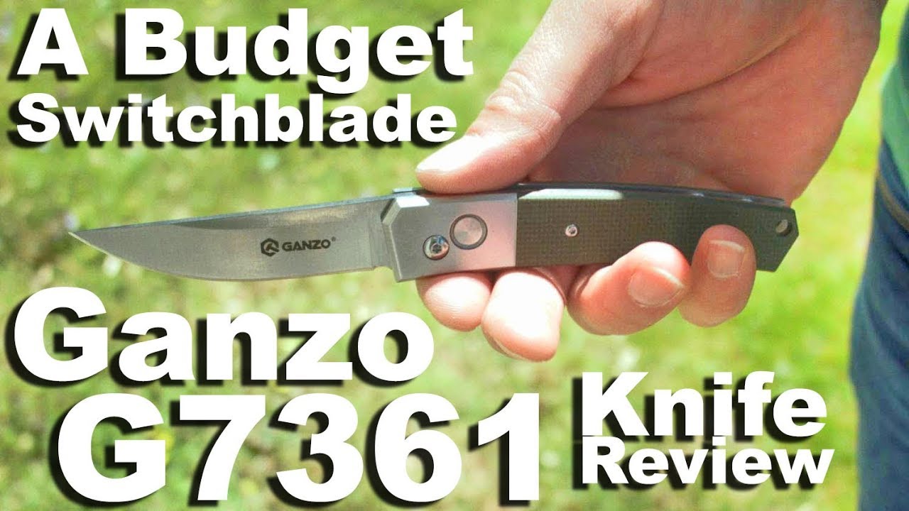 Automatic Knife Review: Ganzo G7361, West Side Story Prop on a Budget