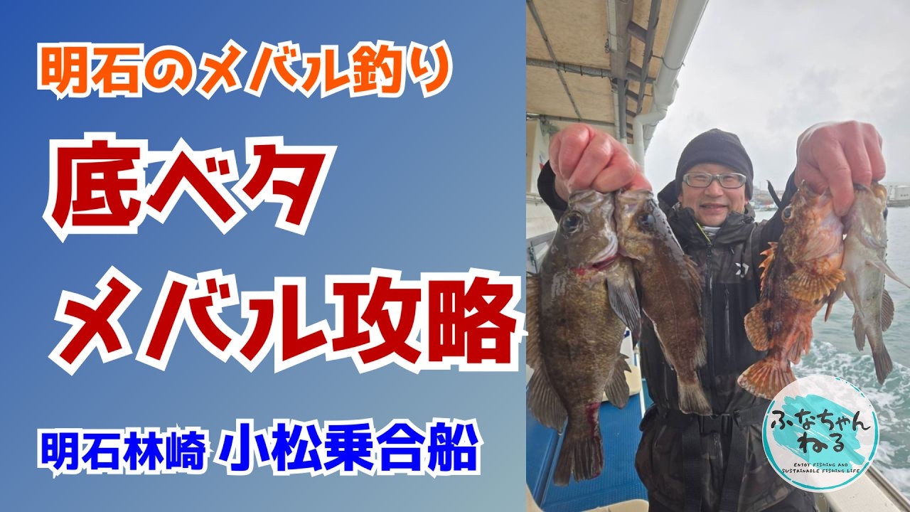 【メバル】アタリは底だけ 低活性メバル攻略