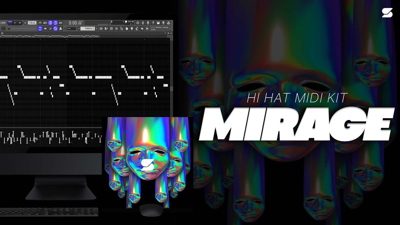 [FREE] Hi Hat MIDI Kit - MIRAGE (JUICE WRLD, THE KID LAROI, LIL DURK, POLO G)