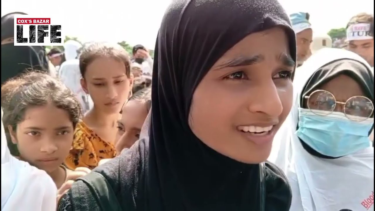A Rohingya young woman speaks about refugee life and her plea to return home