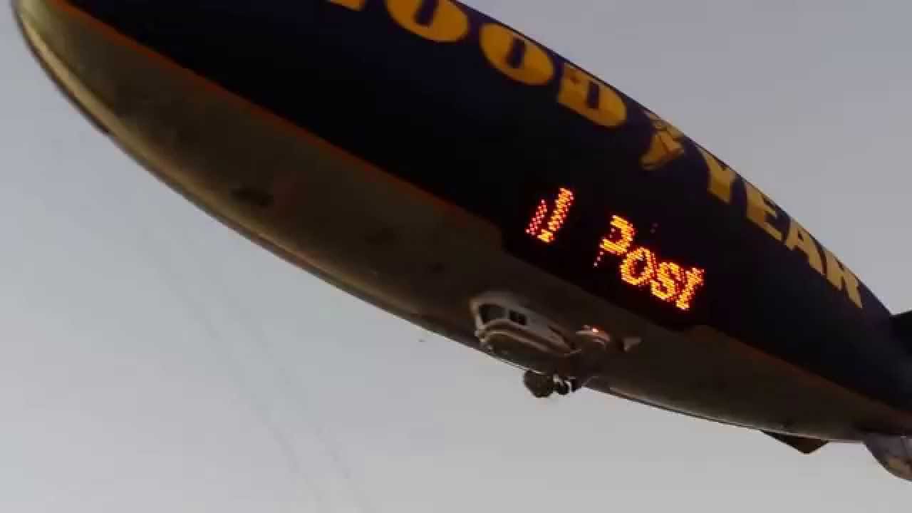 Goodyear Blimp Landing at Brackett Field, La Verne
